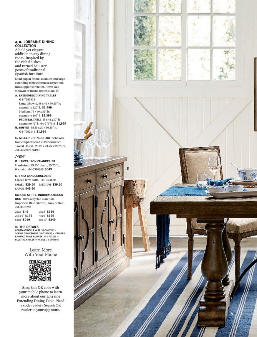 Pottery Barn – Spring 2017 D1 – Lorraine Extending Dining Throughout Most Current Gray Wash Lorraine Extending Dining Tables (View 18 of 25)