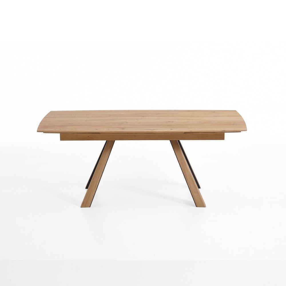 Runa Medium Extending Oak Dining Table – Seats 6 10 Inside Most Recently Released James Adjustables Height Extending Dining Tables (View 13 of 25)
