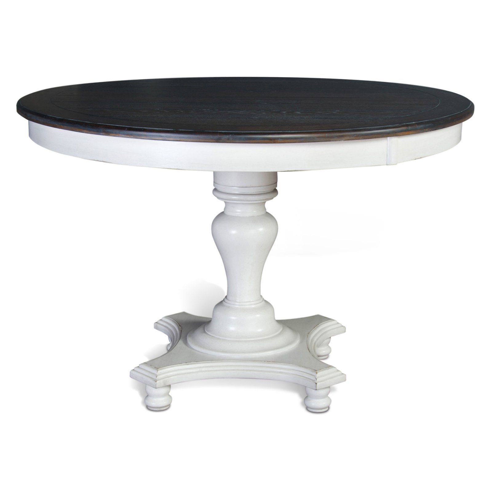 Sunny Designs Bourbon Adjustable Pedestal Dining Table Inside Newest Alexandra Round Marble Pedestal Dining Tables (View 22 of 25)