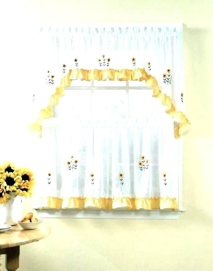 Swag Kitchen Curtains Inside Fluttering Butterfly White Embroidered Tier, Swag, Or Valance Kitchen Curtains (View 10 of 25)