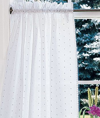 Swiss Dot Curtains In 2019 | Country Curtains, Luxury Within Country Style Curtain Parts With White Daisy Lace Accent (View 21 of 25)