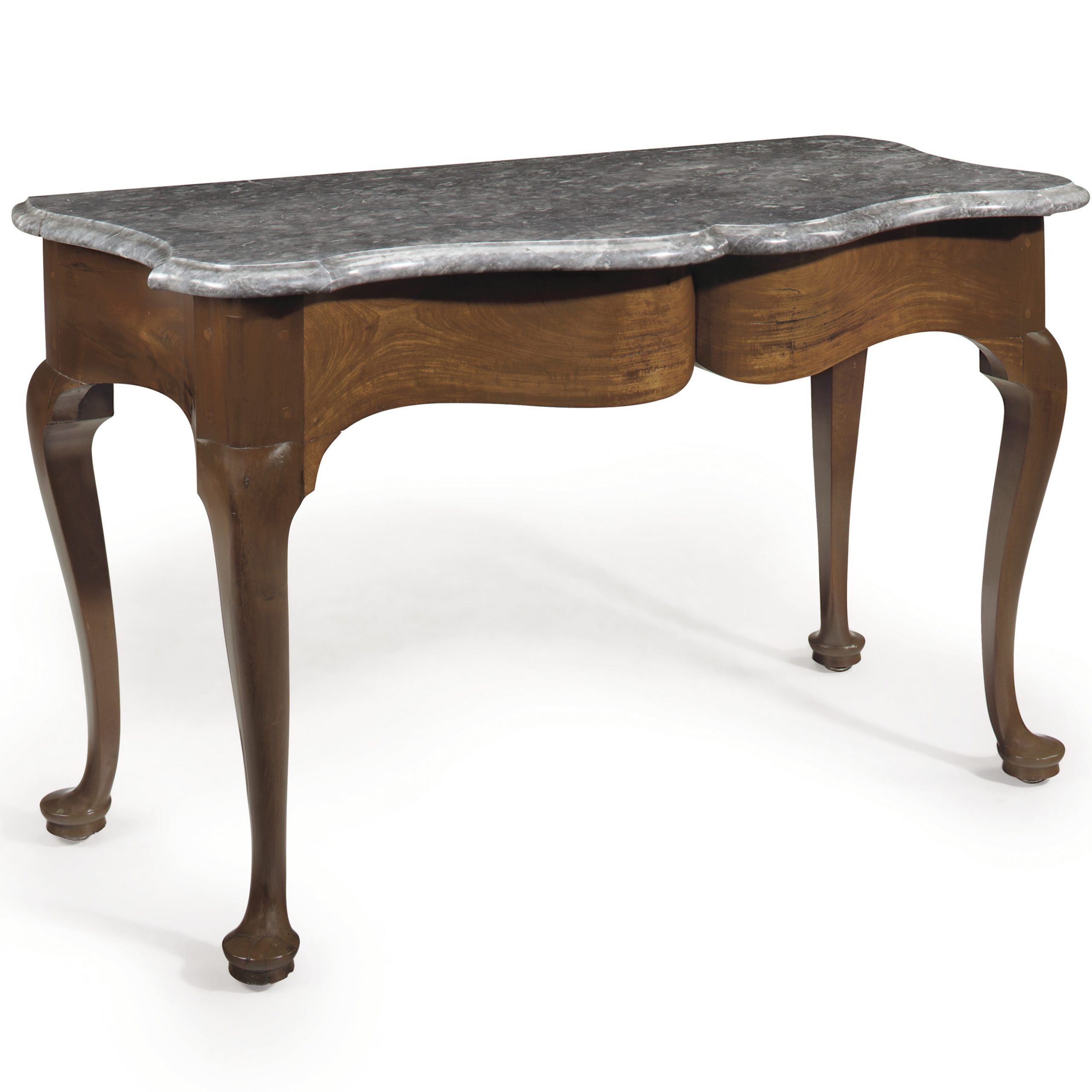 The Captain Anthony Low Queen Anne Mahogany Marble Slab Pertaining To Newest Christie Round Marble Dining Tables (View 19 of 25)