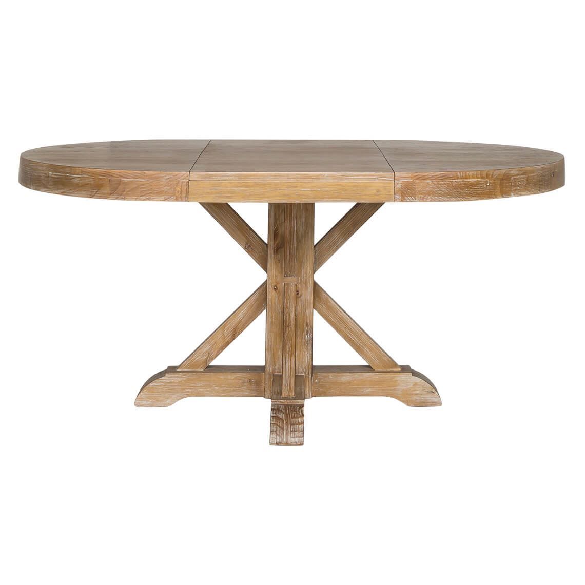 Thorne Extension Dining Table, Natural In 2019 | Extension Throughout Most Popular Hart Reclaimed Extending Dining Tables (View 19 of 25)