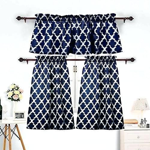Tier Window Curtains – Tomasloewy Throughout Traditional Two Piece Tailored Tier And Swag Window Curtains Sets With Ornate Rooster Print (View 14 of 25)