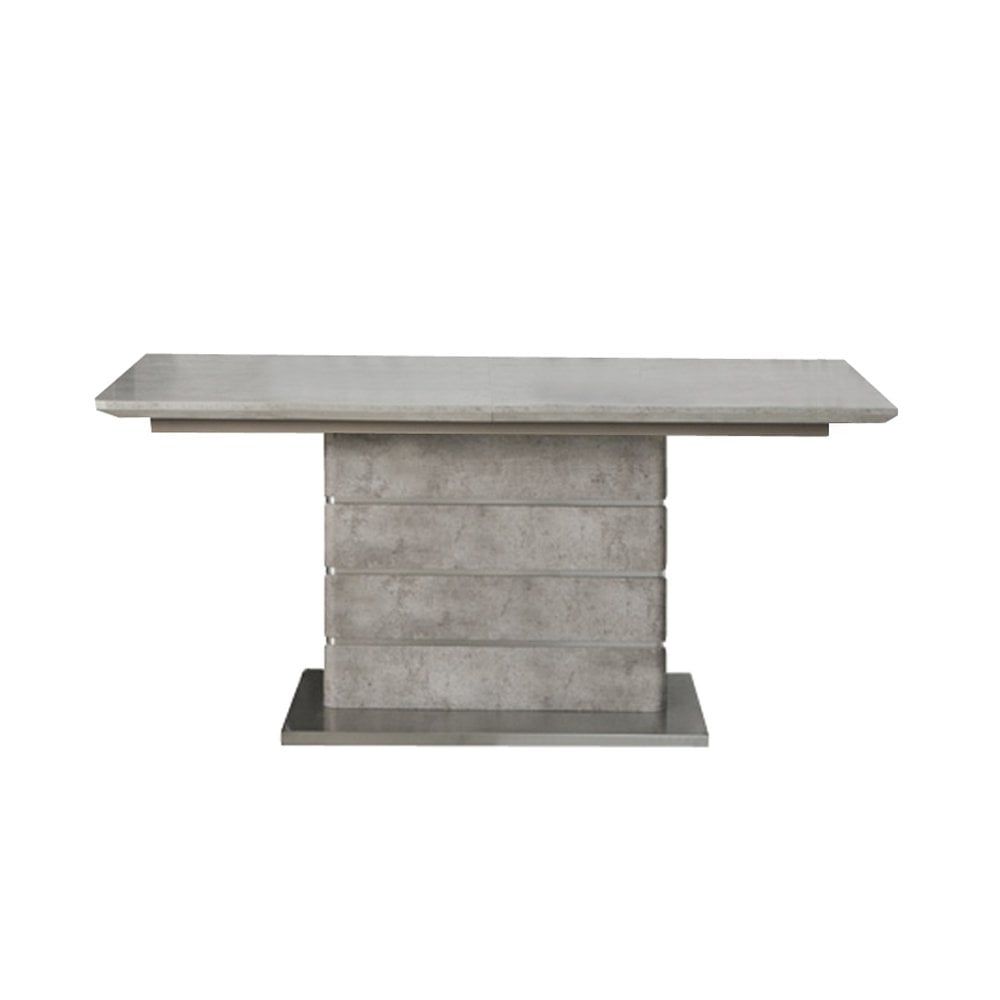 Utah 160Cm Extending Dining Table Throughout Most Recent Gray Wash Banks Pedestal Extending Dining Tables (View 20 of 25)