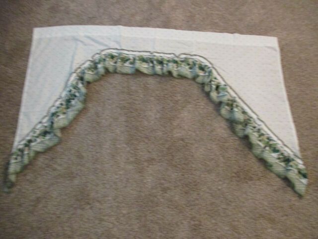 Vintage Swag Set 56"x36" Cottage Ivy One Piece Curtain Set Inside Cottage Ivy Curtain Tiers (View 2 of 25)