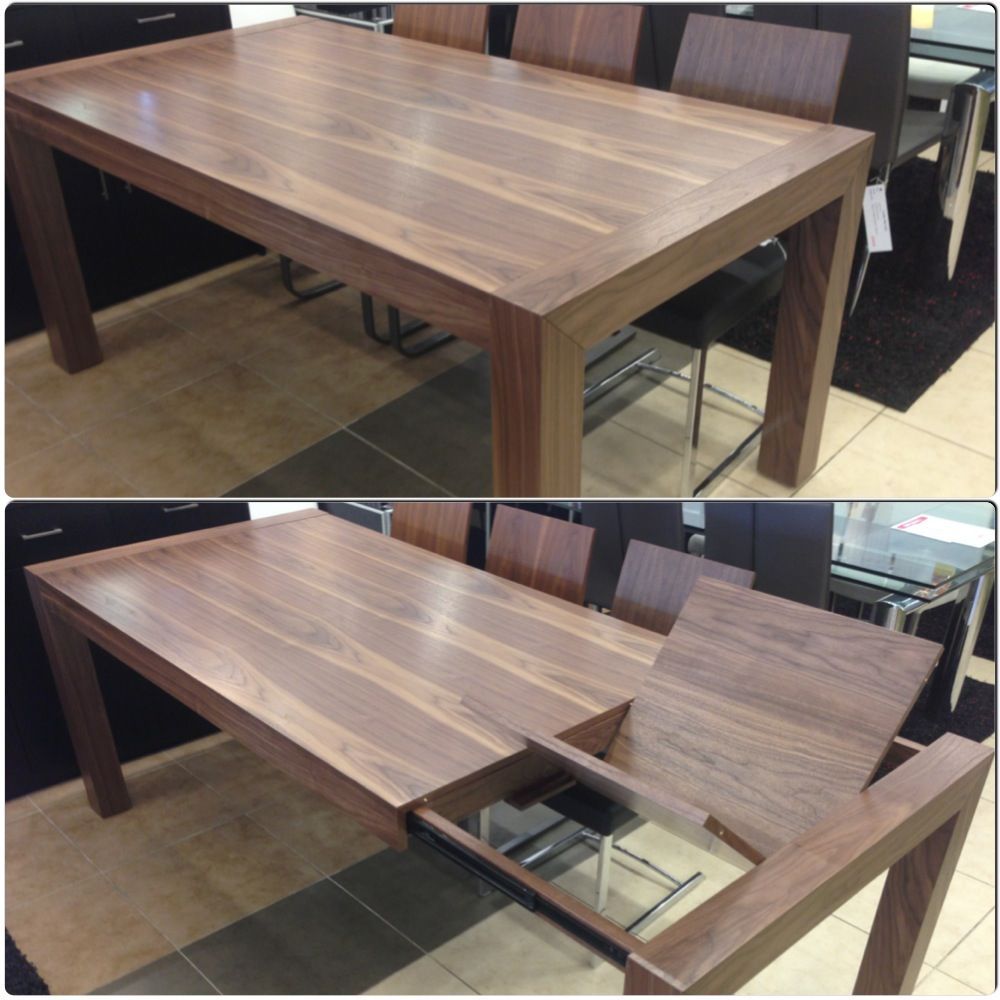 Walnut Extendable Dining Table With Butterfly Leave On Within Most Up To Date Kipling Rectangular Dining Tables (View 6 of 25)