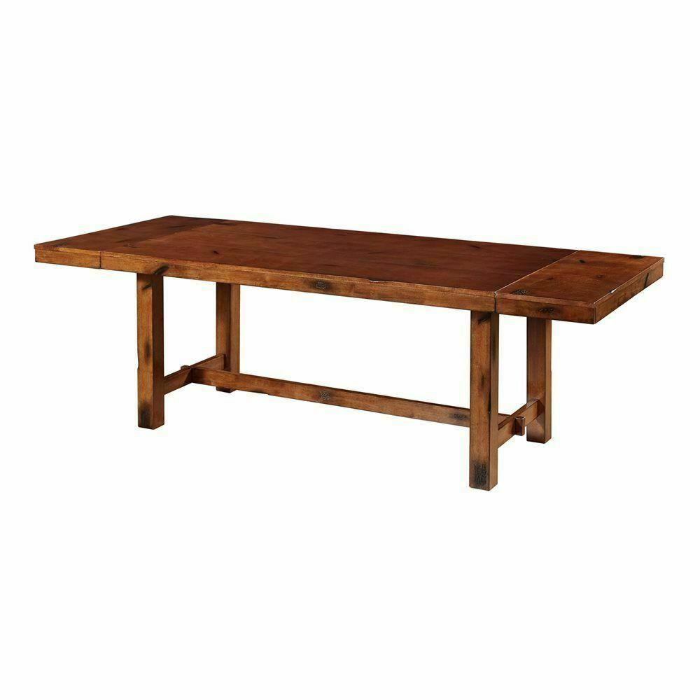We Furniture Wood Dining Table, Dark Oak Within Most Popular Bowry Reclaimed Wood Dining Tables (View 14 of 25)