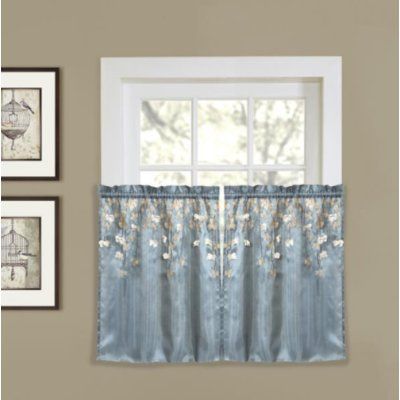 Willa Arlo Interiors Riehl Light Filtering 29" Kitchen For Luxury Light Filtering Straight Curtain Valances (View 18 of 25)