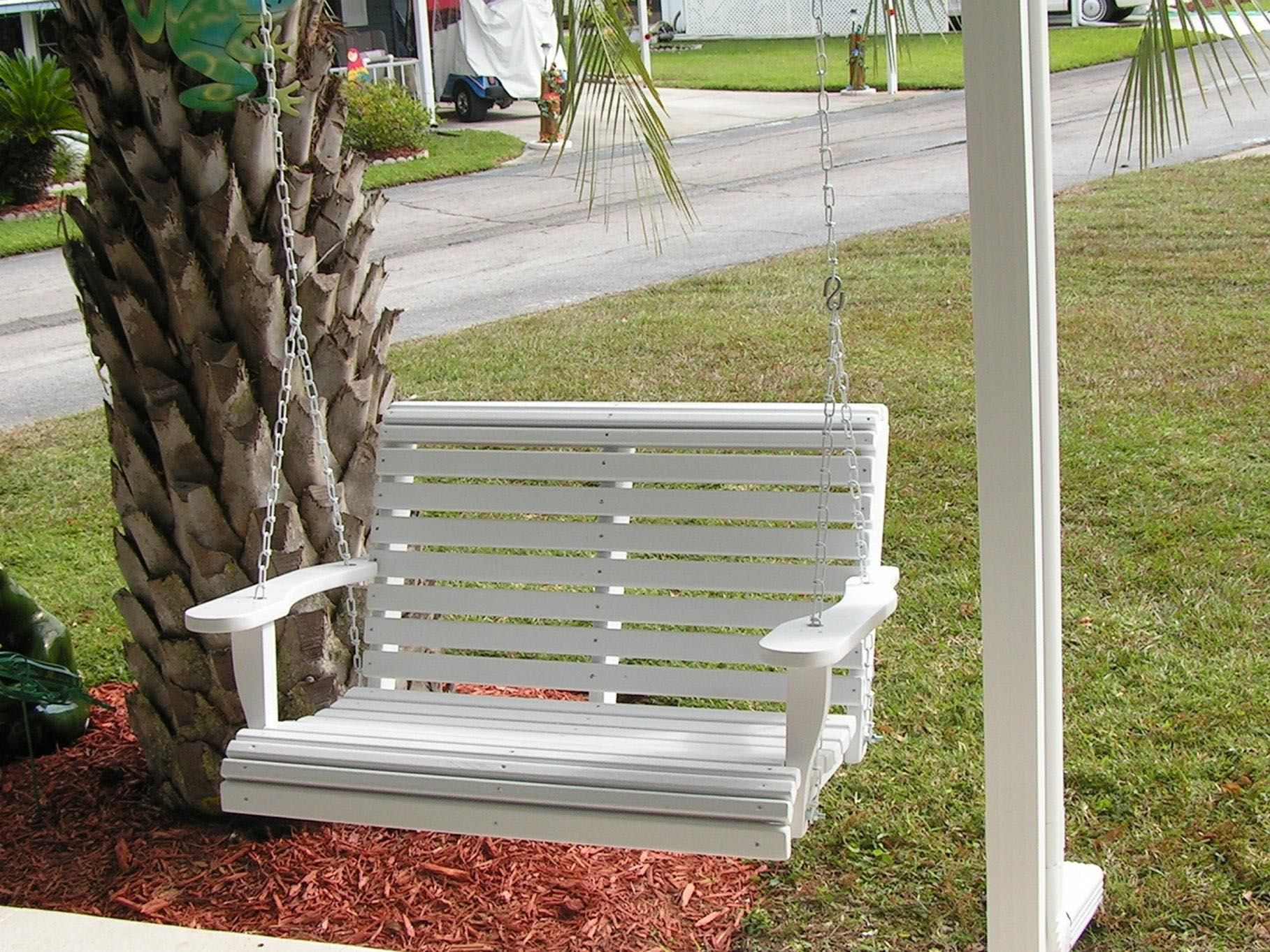 23 Free Diy Porch Swing Plans & Ideas To Chill In Your Front With Regard To Wicker Glider Outdoor Porch Swings With Stand (Photo 4 of 25)