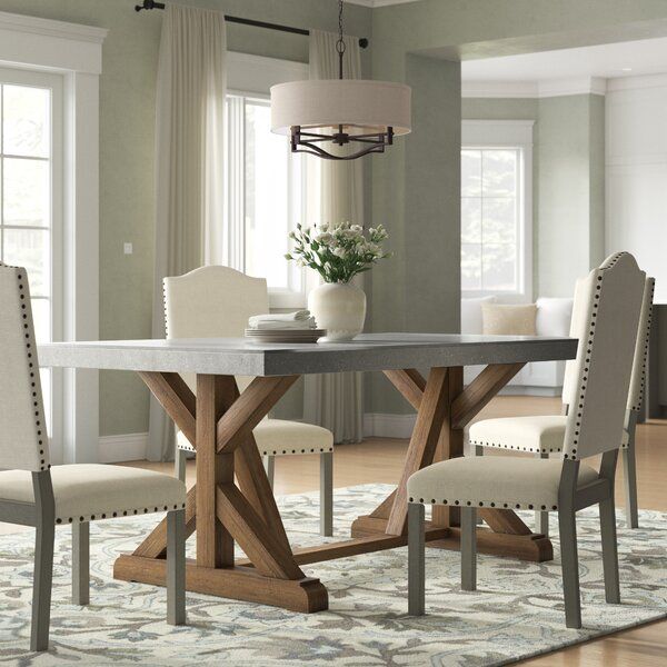 36 X 72 Dining Table | Wayfair Throughout Charcoal Transitional 6 Seating Rectangular Dining Tables (View 20 of 25)