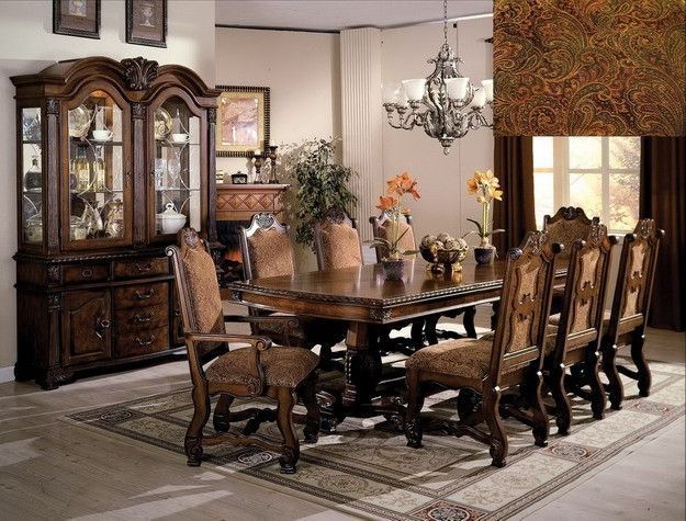 7 Or 9 Pc. Neo Renaissance Formal Dining Set | Home Pertaining To Neo Round Dining Tables (Photo 4 of 25)