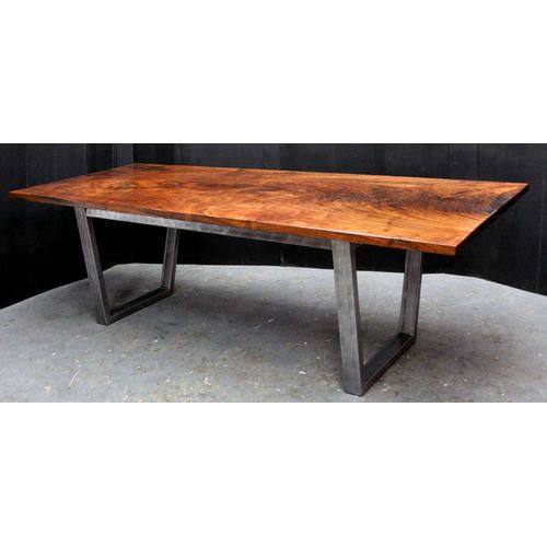 Acacia Wood Iron Base Dining Table – Jangid House, Jodhpur Regarding Acacia Top Dining Tables With Metal Legs (Photo 7 of 25)