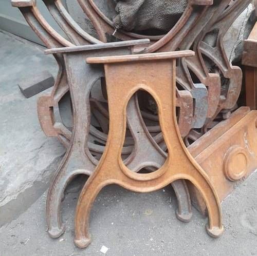 Beautiful Furniture Cast Iron Dining Table Base Rustic Farm Throughout Iron Wood Dining Tables With Metal Legs (Photo 22 of 25)