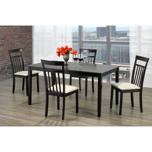 Cappuccino Finish Wood Classic Casual Dining Table With Cappuccino Finish Wood Classic Casual Dining Tables (Photo 1 of 25)