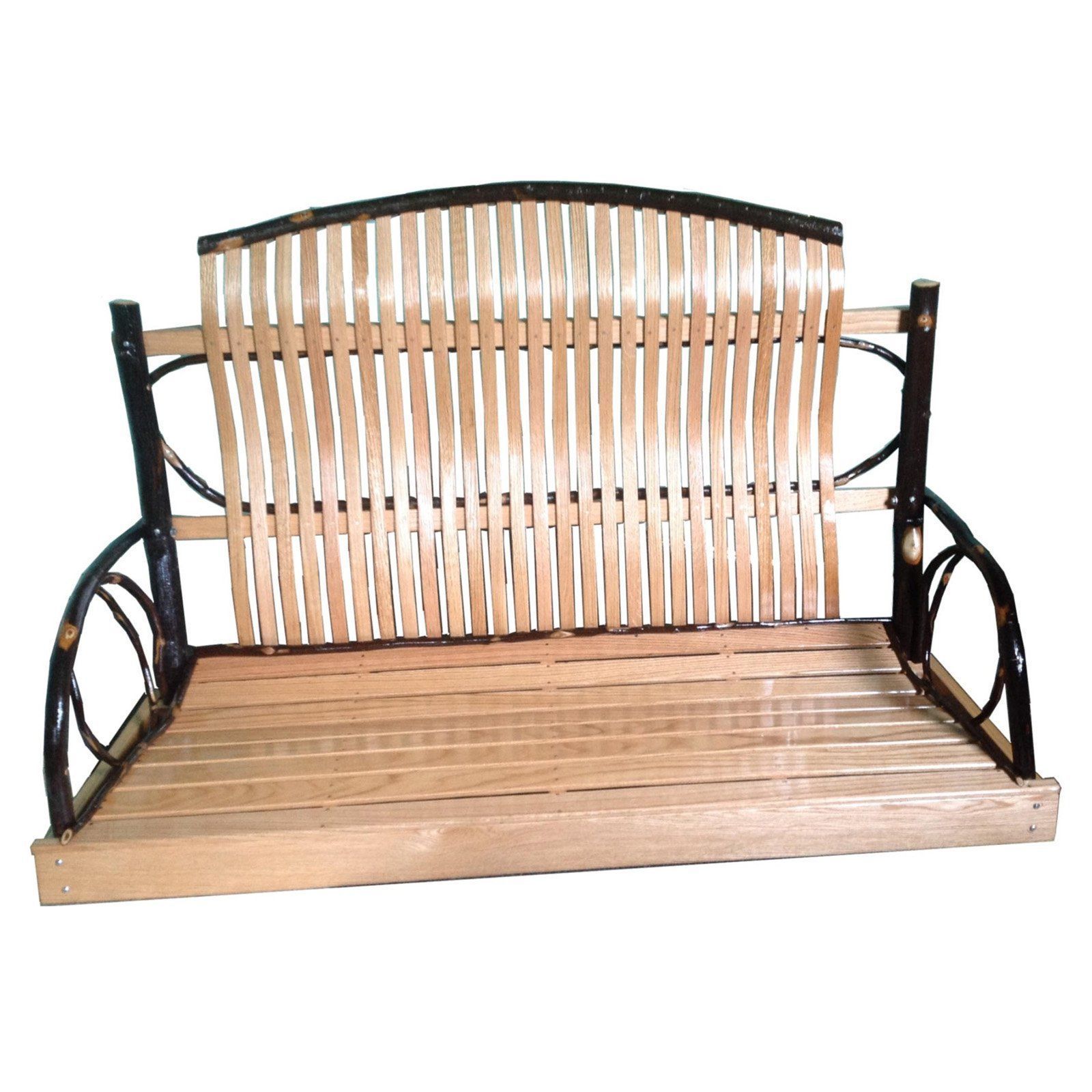 Chelsea Home Furniture Fifer 3 Ft. Porch Swing – 829933 R N Within 3 Person Light Teak Oil Wood Outdoor Swings (Photo 19 of 25)