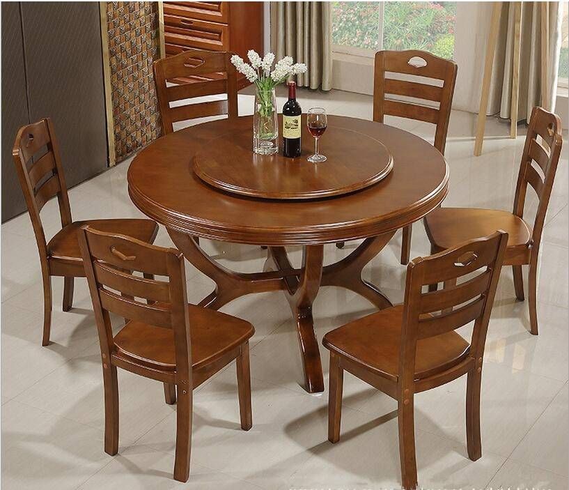 Contemporary Circle Dining Table Inspiring Household Solid Throughout Solid Wood Circular Dining Tables White (View 7 of 25)