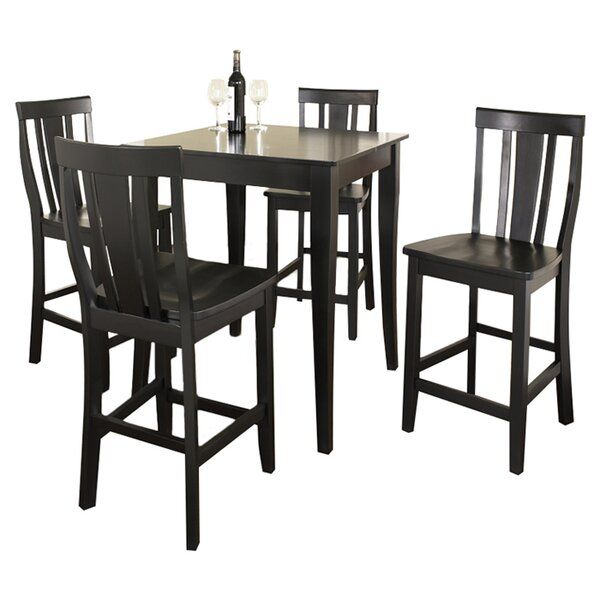 Counter Height Dining Sets Intended For Bistro Transitional 4 Seating Square Dining Tables (View 23 of 25)