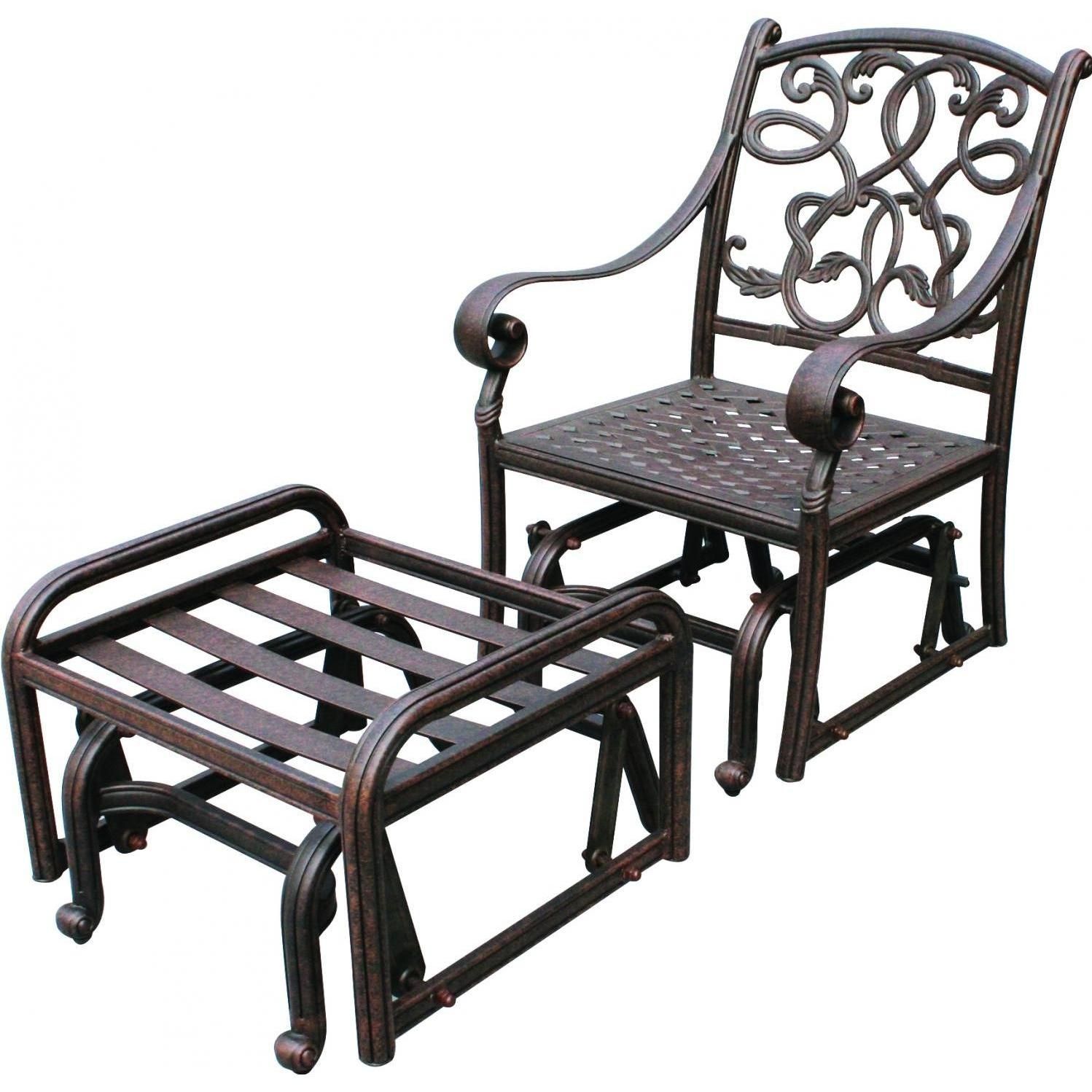 Darlee Outdoor Chairs | Darlee Outdoor Living : The Outdoor With Outdoor Patio Swing Glider Bench Chair S (Photo 24 of 25)