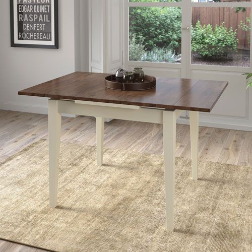 Dillon Contemporary 4 Seating Square Dining Table – Brown/cream Intended For Transitional 4 Seating Square Casual Dining Tables (Photo 20 of 25)