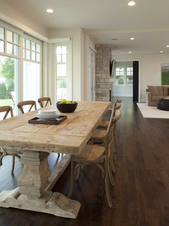 Dining Tables In Rustic Style, Would Love This Table In A Regarding Large Rustic Look Dining Tables (View 5 of 25)