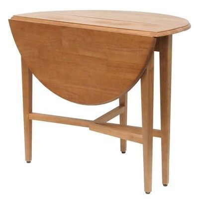 Hannah Double Drop Leaf Table Wood/light Oak – Winsome Pertaining To Transitional 4 Seating Drop Leaf Casual Dining Tables (View 7 of 25)