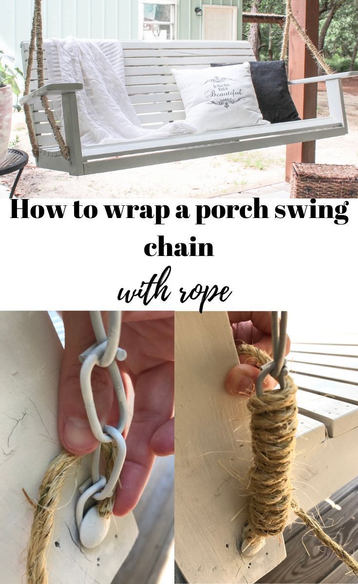 How To Hang A Porch Swing With A Swing Makeover | Porch For Nautical Porch Swings (Photo 6 of 25)