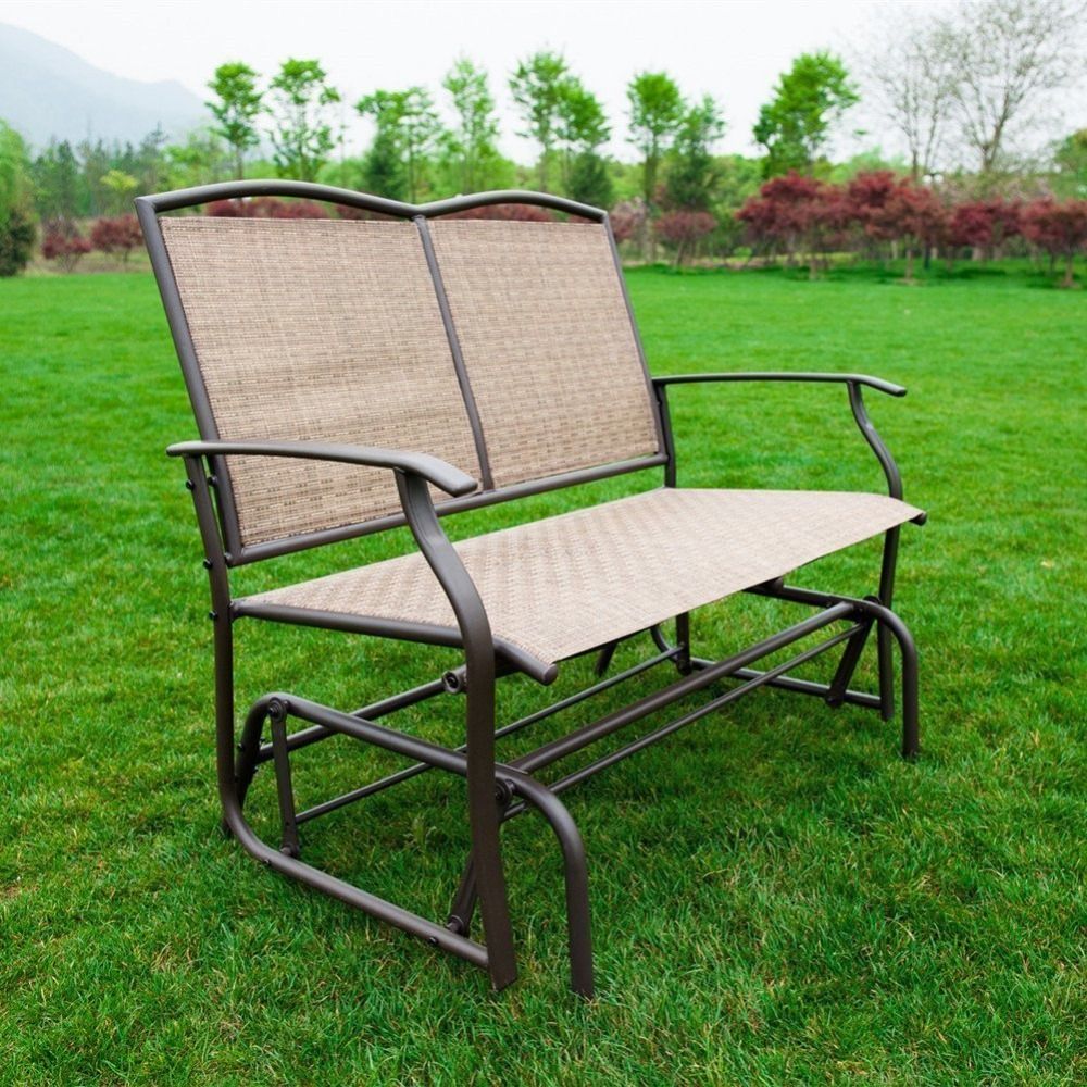 Featured Photo of Outdoor Patio Swing Glider Bench Chair S