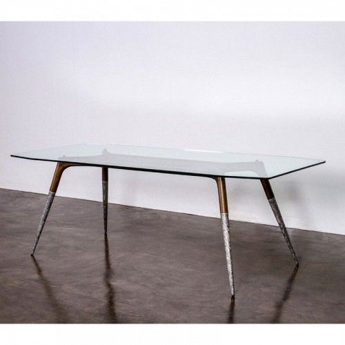 Nuevo Modern Furniture, Samara 78 Dining Table Brooklyn, New For Dining Tables In Smoked Seared Oak (View 20 of 25)