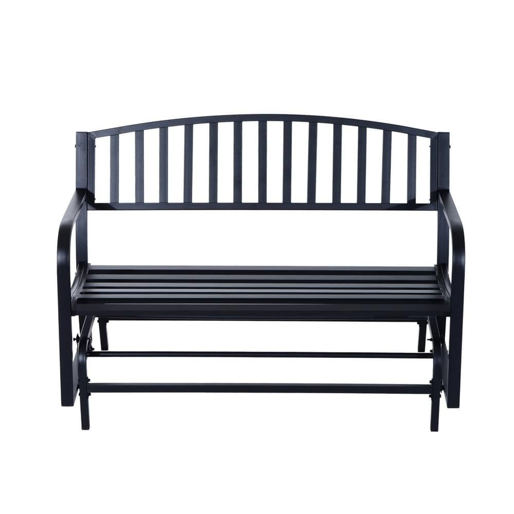 Online Shopping – Bedding, Furniture, Electronics, Jewelry With Black Steel Patio Swing Glider Benches Powder Coated (View 16 of 25)