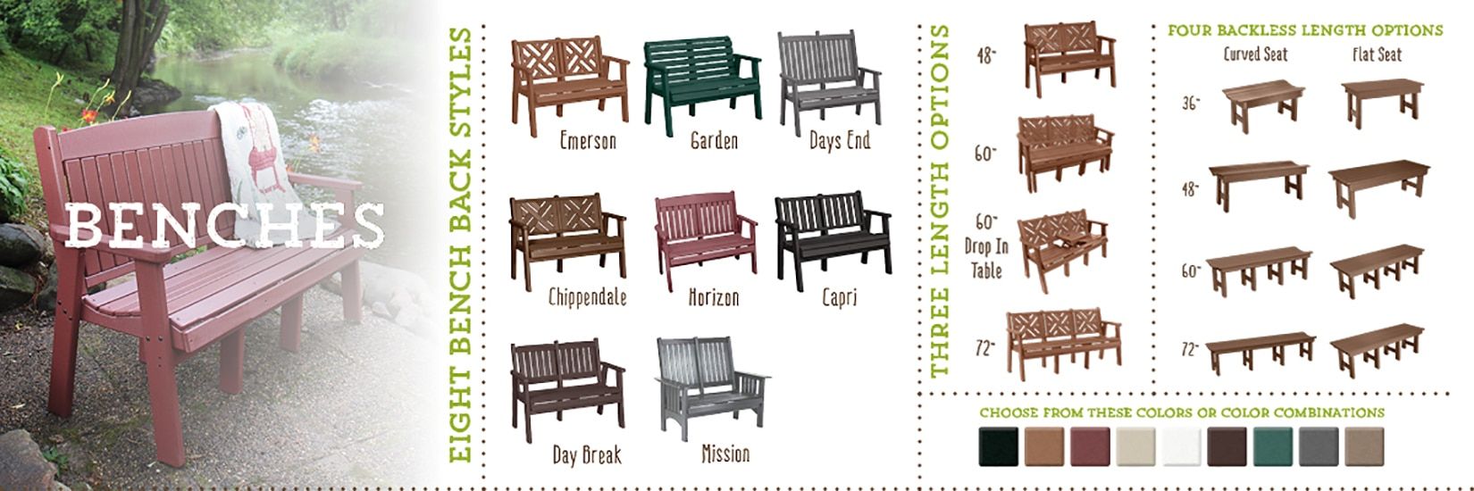 Outdoor Benches |The Yard For Low Back Glider Benches (View 16 of 25)