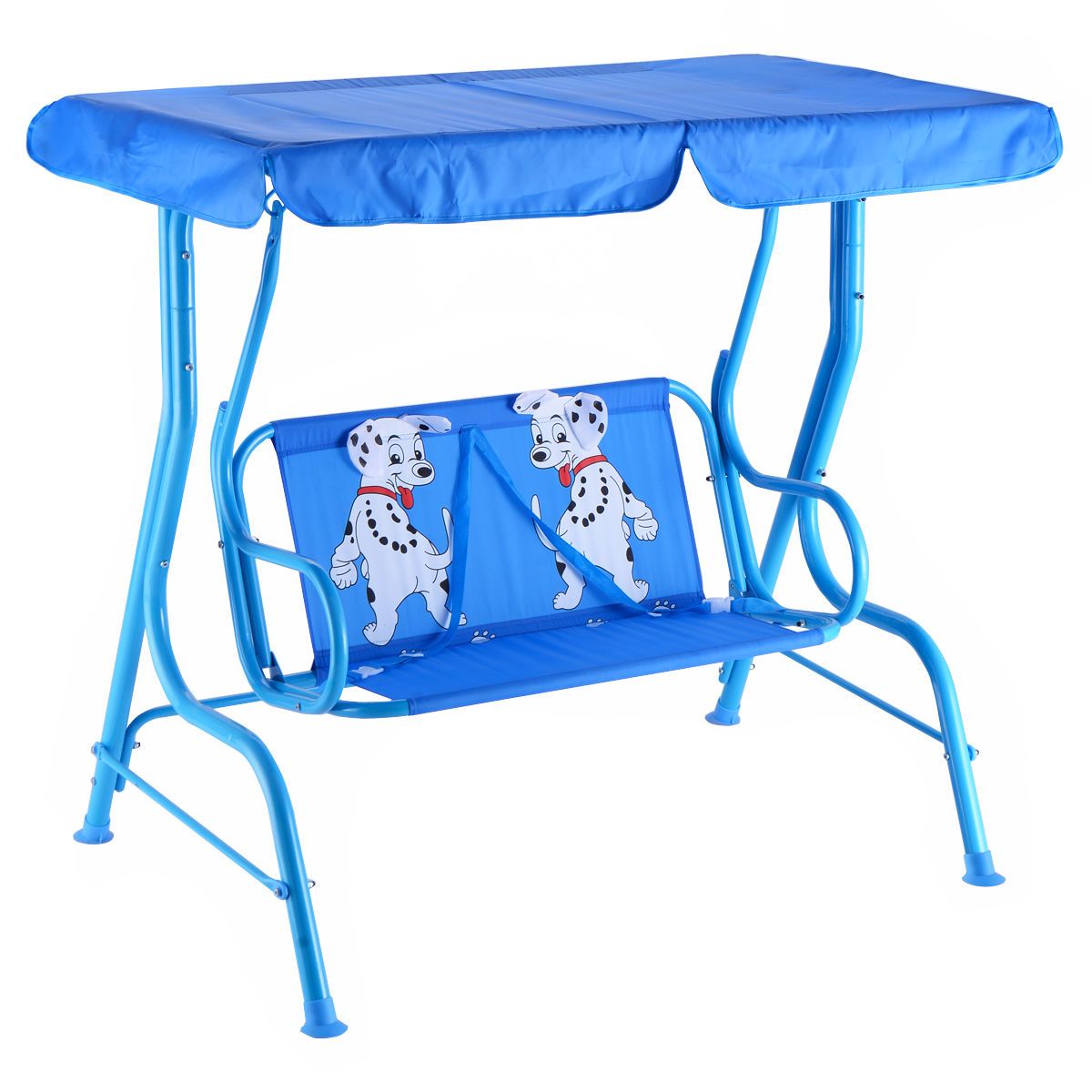 Outdoor Kids Patio Swing Bench With Canopy 2 Seats In Porch Swings With Canopy (View 21 of 25)