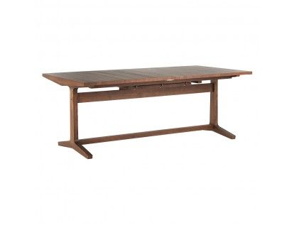 Parker 8 – 12 Seat Walnut Stain Extending Dining Table Regarding Dining Tables With Stained Ash Walnut (View 21 of 25)