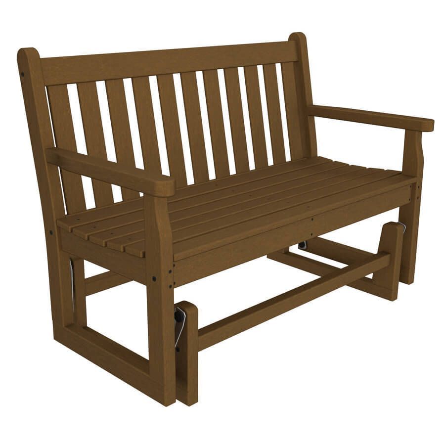 Polywood Traditional 48" Garden Glider | Gliders, Plastic Regarding Traditional Glider Benches (View 4 of 25)