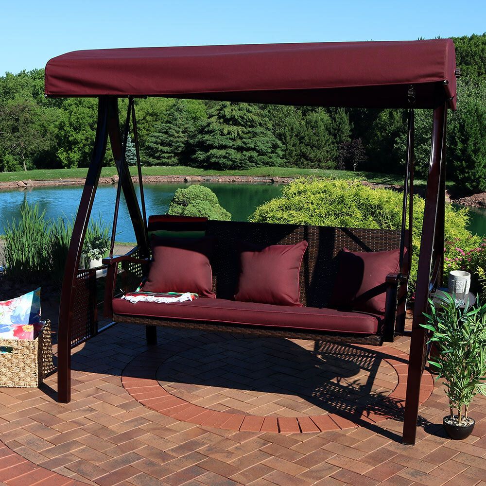 Porch Swings You'll Love In 2020 | Wayfair With Regard To Vineyard 2 Person Black Recycled Plastic Outdoor Swings (View 21 of 25)