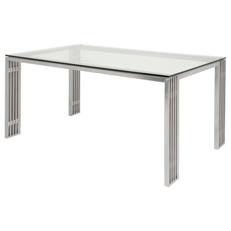 Quasi – Nuevo Pertaining To Dining Tables With Brushed Stainless Steel Frame (View 23 of 25)