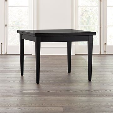 Shop Dining Room & Kitchen Tables Online | Crate And Barrel With Regard To Modern Glass Top Extension Dining Tables In Matte Black (View 18 of 25)