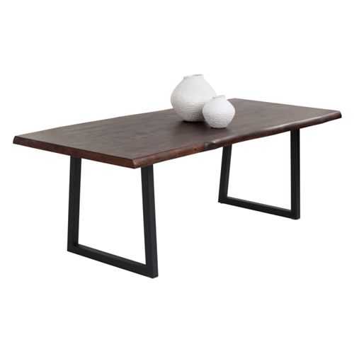 Solid Acacia Wood Dining Table Inside Artefac Contemporary Casual Dining Tables (View 14 of 25)