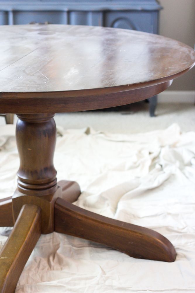 Weathered Oak Dining Table Makeover – Bless'er House In Country Dining Tables With Weathered Pine Finish (View 6 of 25)