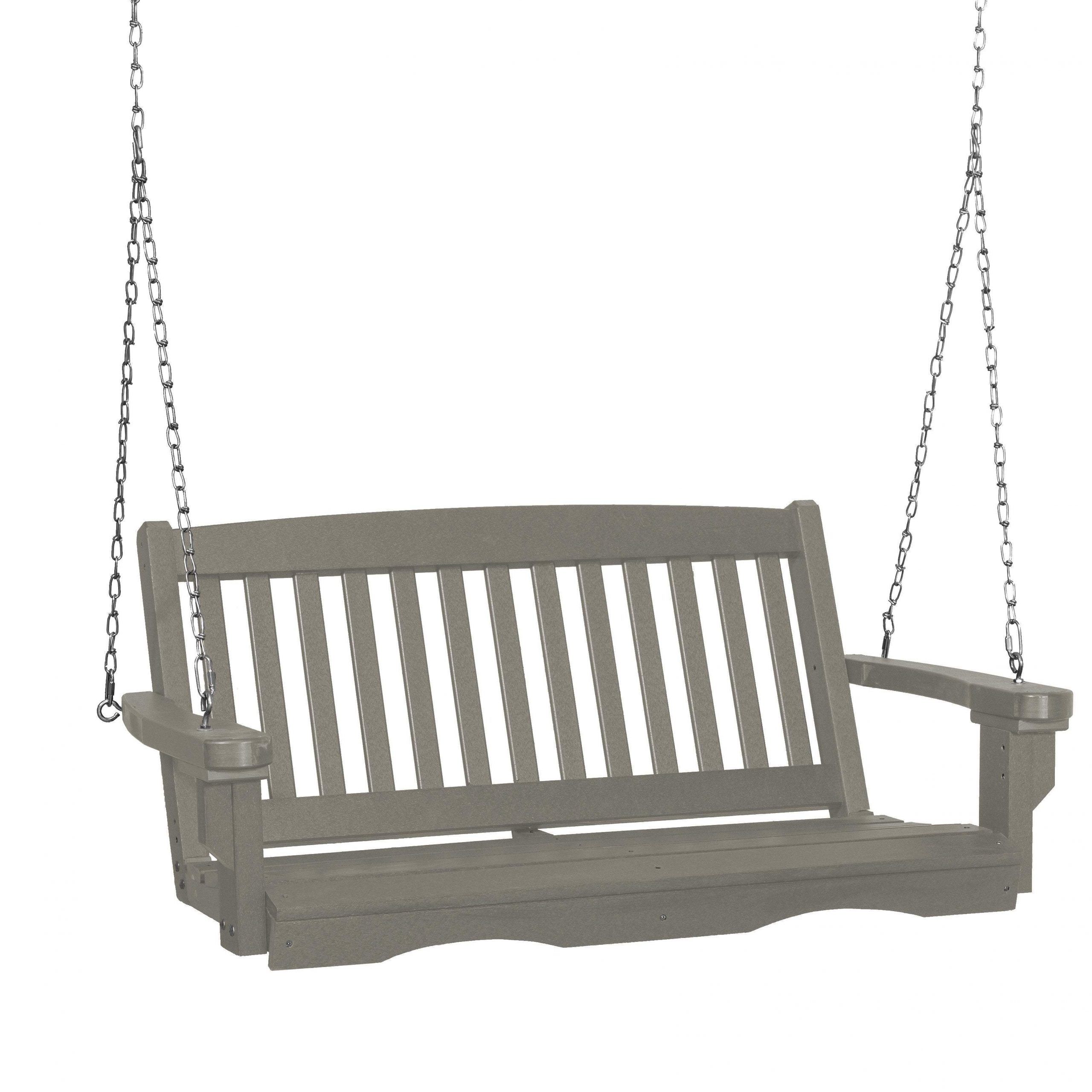 Wildridge Classic 4 Ft. Recycled Plastic Mission Porch Swing Intended For Bristol Porch Swings (Photo 21 of 25)