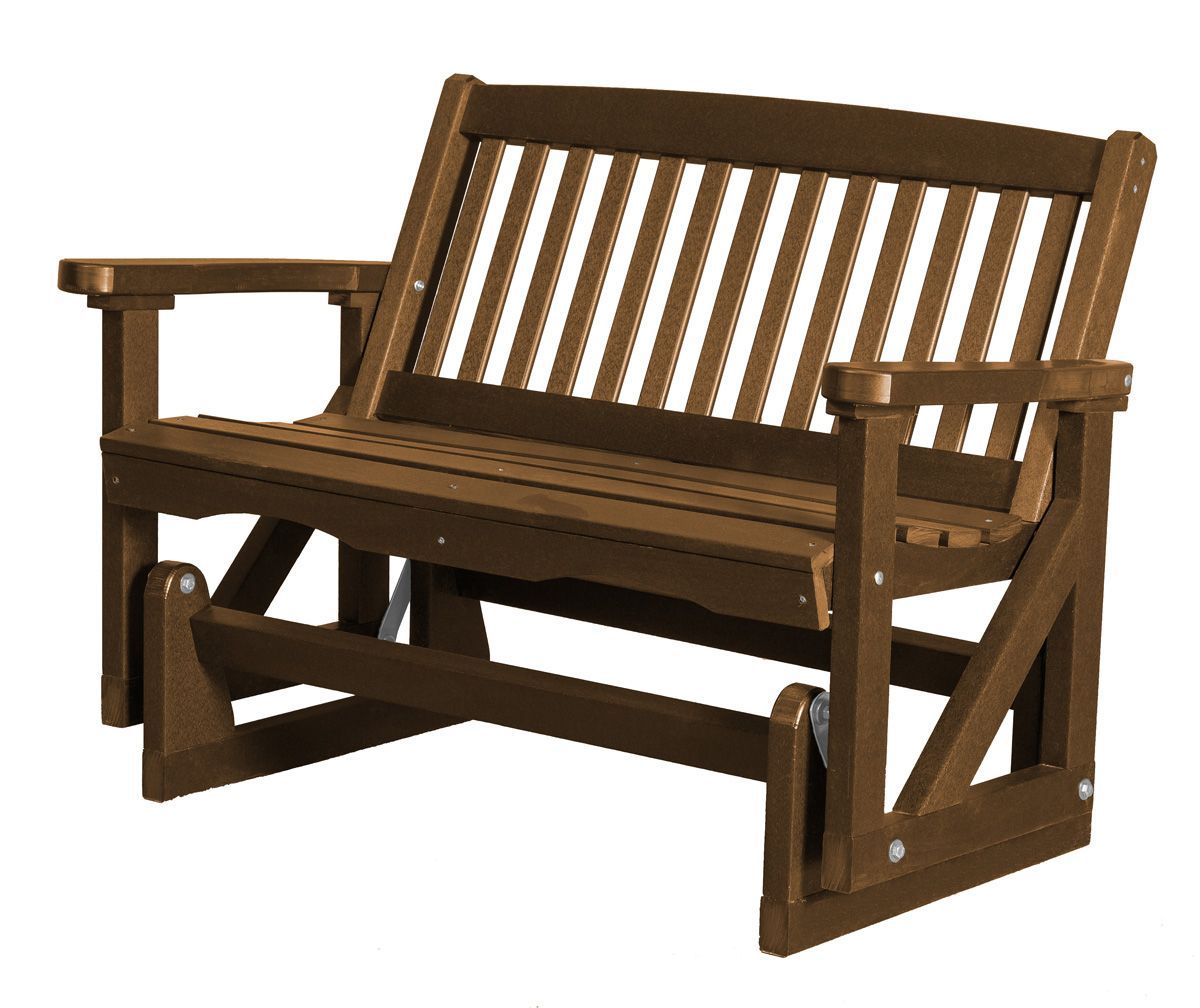 Wildridge Classic Mission 4' Glider | Outdoor Glider, Patio Intended For Teak Glider Benches (View 17 of 25)