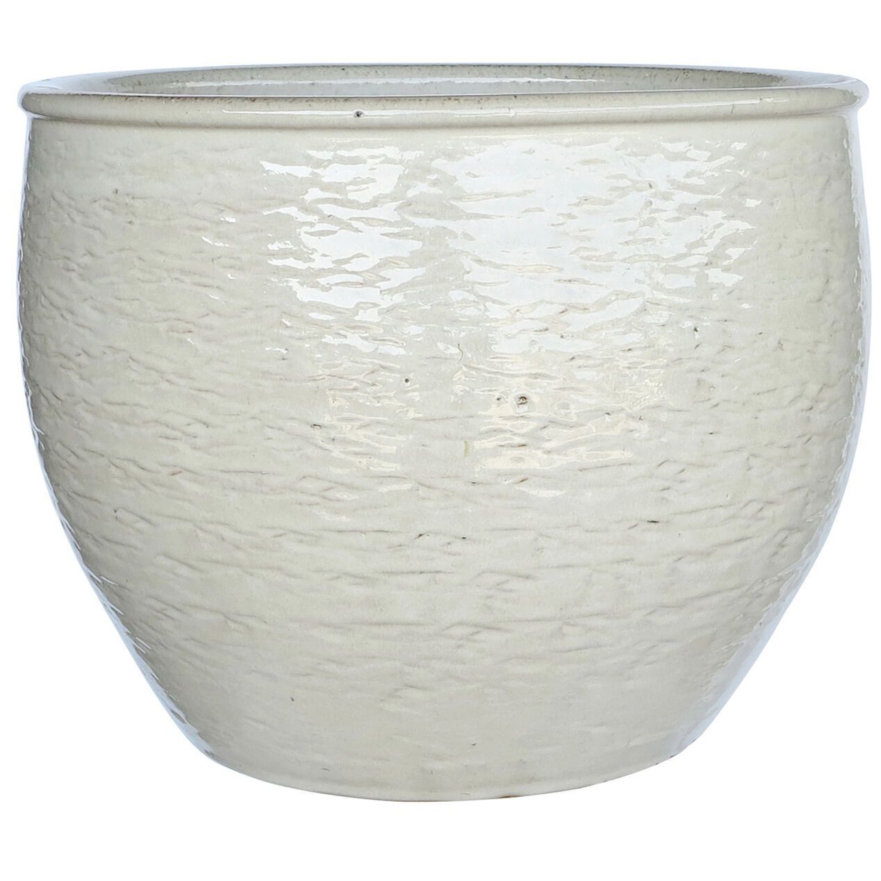 13.8In Wh Ceramic Atlas Pot | At Home In 2020 | Ceramics, At Regarding Harwich Ceramic Garden Stools (Photo 16 of 25)