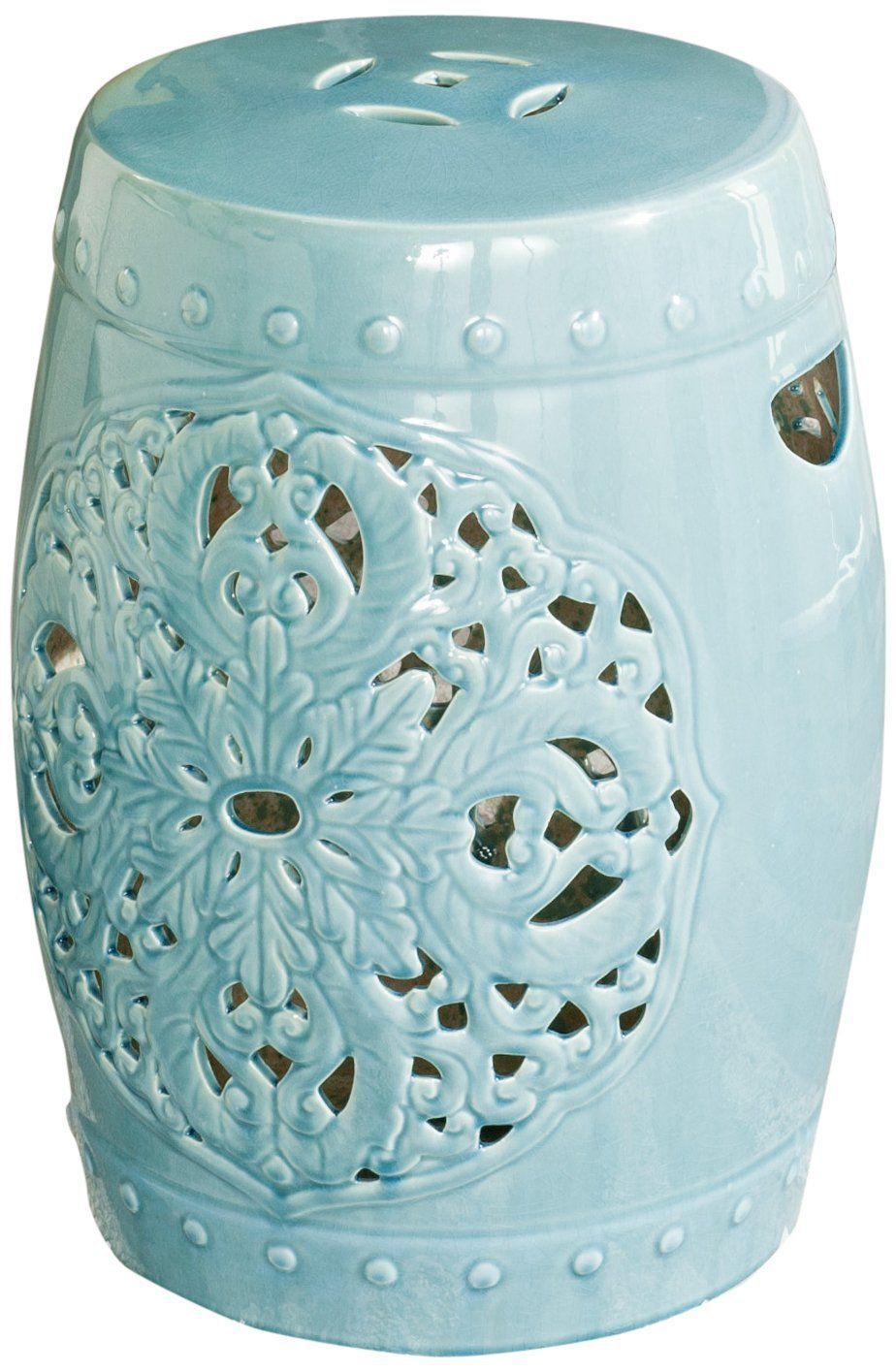 Amazon: Safavieh Castle Garden'S Collection Glazed Intended For Horsforth Garden Stools (Photo 16 of 25)