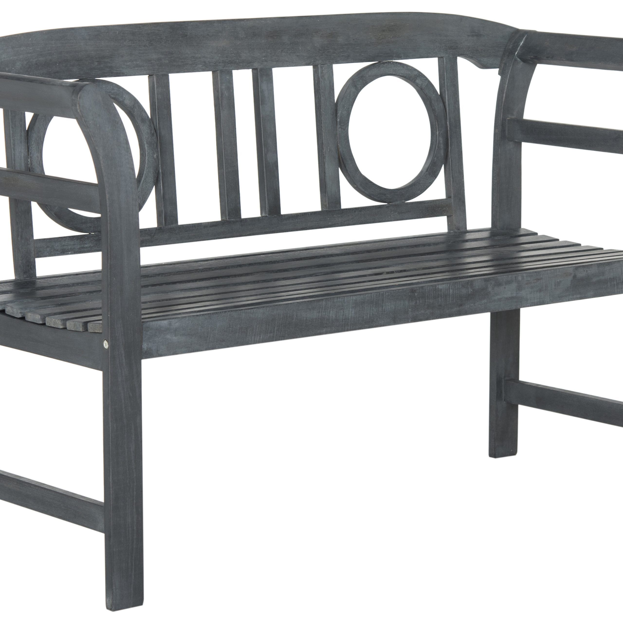 Brinwood 2 Seat Wooden Garden Bench With Gehlert Traditional Patio Iron Garden Benches (View 10 of 25)
