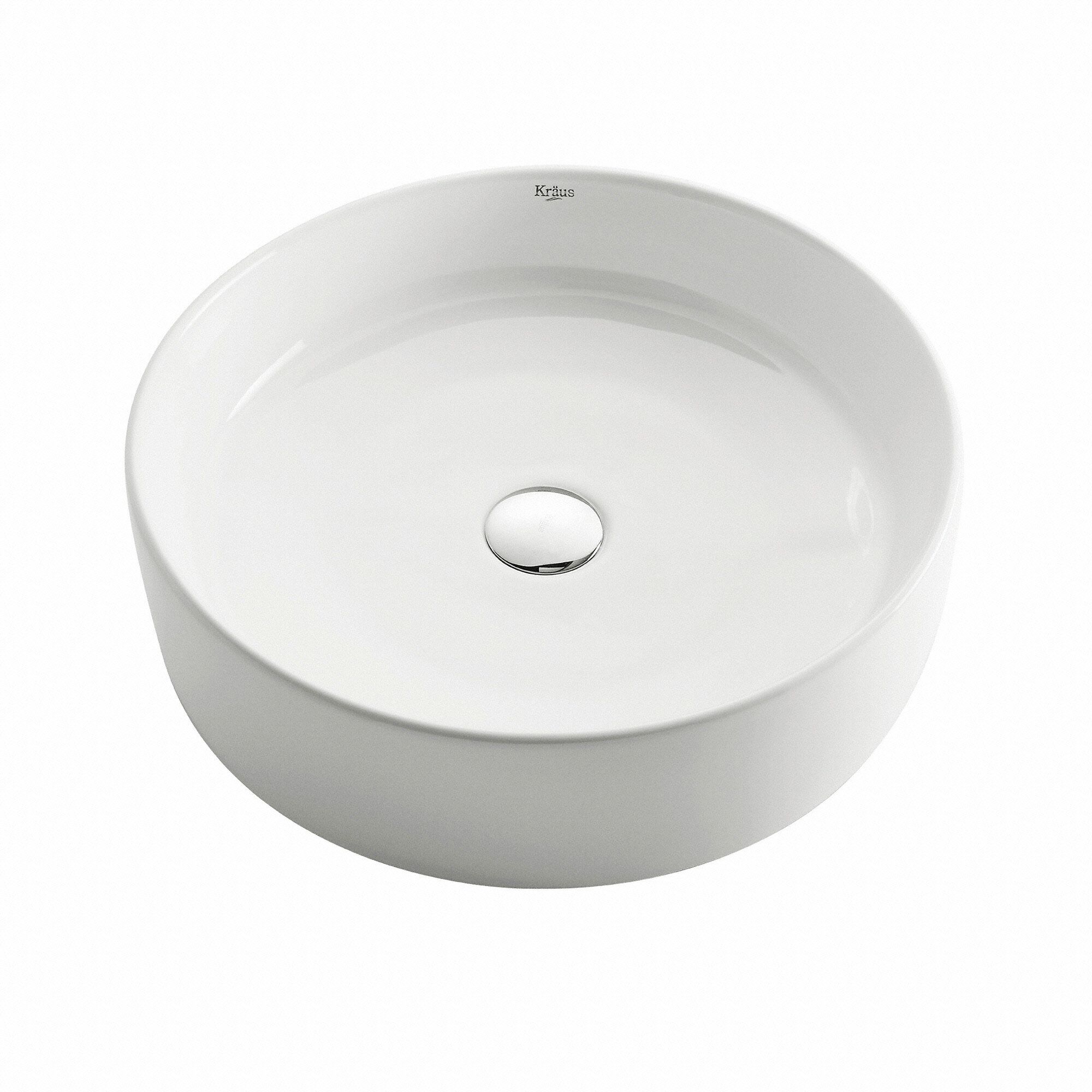 Ceramic Ceramic Circular Vessel Bathroom Sink With Regard To Kelston Ceramic Garden Stools (Photo 23 of 25)