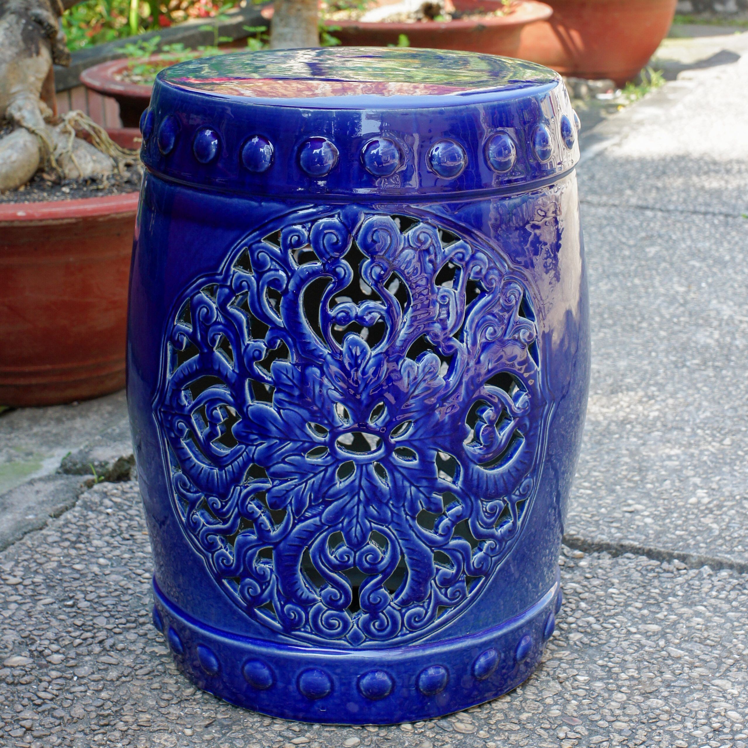 Nieto Ceramic Garden Stool For Lavin Ceramic Garden Stools (Photo 4 of 25)
