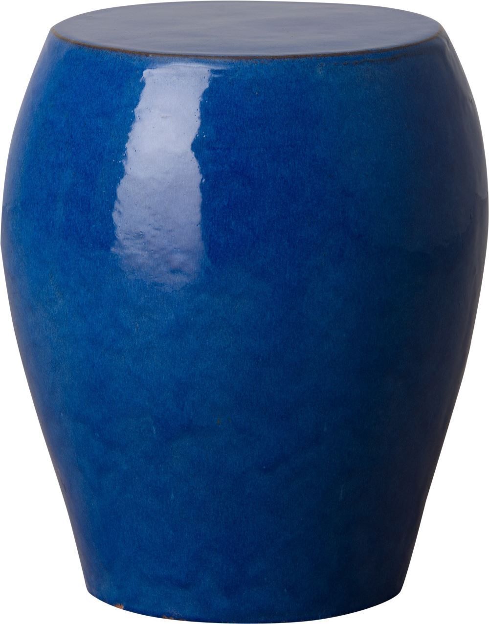 Seiji Garden Stool/Table With A Blue Glaze – Em 114 | Garden Regarding Aloysius Ceramic Garden Stools (View 9 of 25)