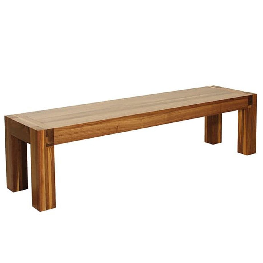 Sim Bench – Home Envy Furnishings: Solid Wood Furniture Store In Walnut Solid Wood Garden Benches (View 15 of 25)