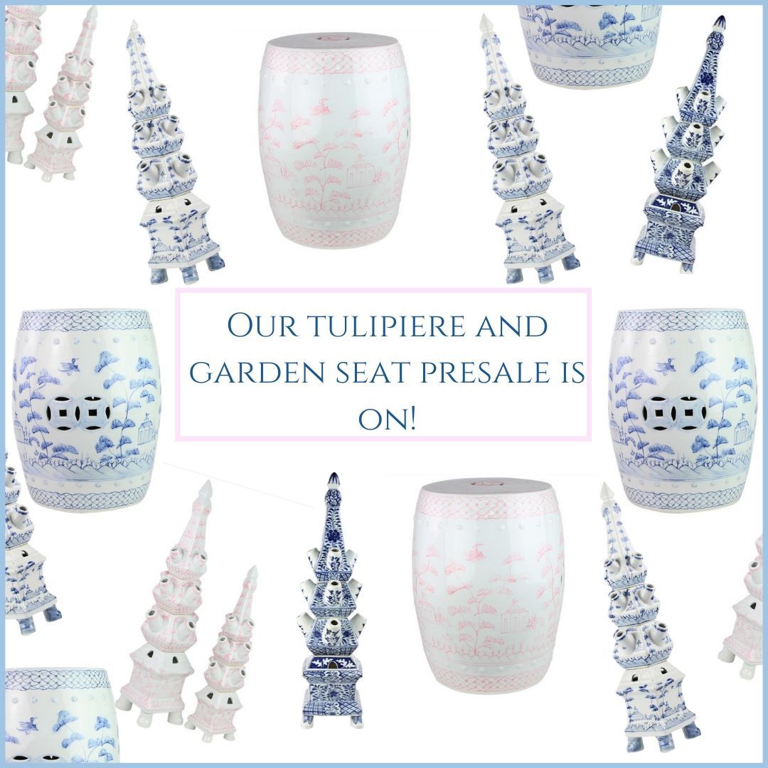 The Tulipieres And Garden Seats Presale Is On! – The With Bracey Garden Stools (View 22 of 25)