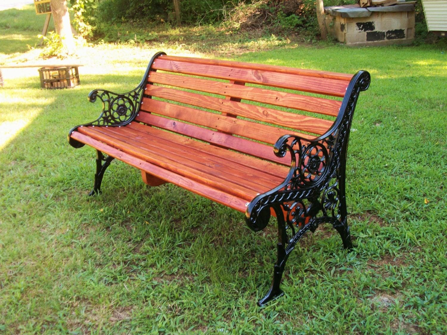 Wrought Iron Patio Benches – Ideas On Foter Within Tree Of Life Iron Garden Benches (View 16 of 25)